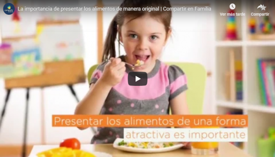 Presentar los alimentos de manera original - Compartir en Familia